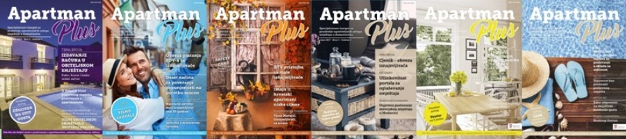 Specijalizirani časopis za vlasnike apartmana, soba, kuća za odmor “APARTMAN PLUS”
